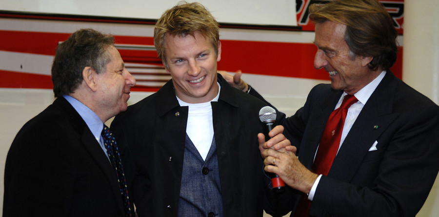 Raikkonen can't stop smiling Raikkonen can't stop smiling