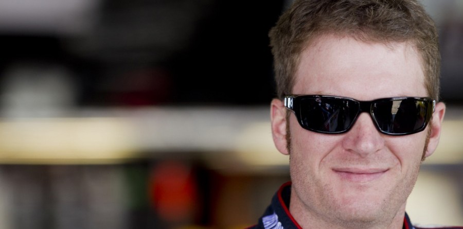 Dale Earnhardt Jr. visits the media at Michigan Dale Earnhardt Jr. visits the media at Michigan