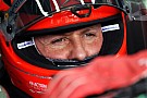 Schumi making eye-contact, responding to voices Schumi making eye-contact, responding to voices