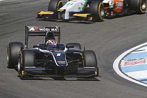 Evans hangs on to win dramatic 200th feature race at Hockenheim