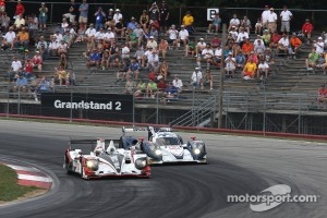 #6 Muscle Milk Pickett Racing HPD ARX-03a Honda: Lucas Luhr, Klaus Graf #16 Dyson Racing Team Inc. Lola B12/60 Mazda: Chris Dyson, Guy Smith
