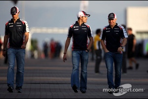 Bruno Senna, Williams F1 Team, Pastor Maldonado, Williams F1 Team and Valtteri Bottas, Williams F1 Team