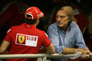 Felipe Massa, Scuderia Ferrari and Luca di Montezemolo, Scuderia Ferrari, FIAT Chairman and President of Ferrari