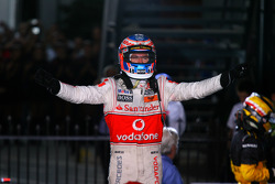 Race winner Jenson Button, McLaren Mercedes