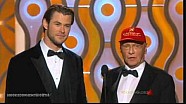 Chris Hemsworth and Niki Lauda - Golden Globes 2014 Chris Hemsworth and Niki Lauda - Golden Globes 2014