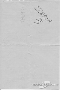Carta de Ayrton Senna para Adriane Yamin