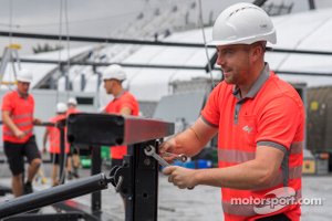 Preparativos para la F1 en el Autódromo Hermanos Rodríguez