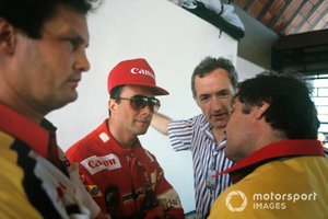 Nigel Mansell, Williams FW12-Judd, Patrick Head, Frank Dernie
