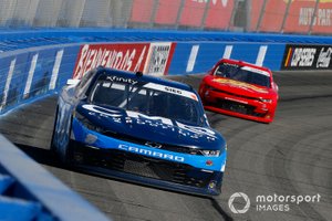 Ryan Sieg, RSS Racing, Chevrolet Camaro CMR Roofing and David Starr, B.J. McLeod Motorsports, Chevrolet Camaro KW Commercial