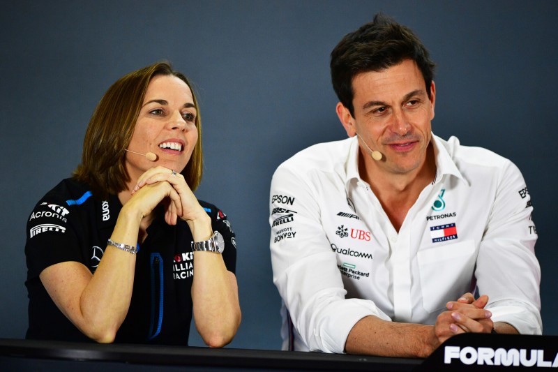 Claire Williams Toto Wolff Williams ROKiT Williams Racing F1CIP CIP Moto3 ~Claire Williams und Toto Wolff ~ 