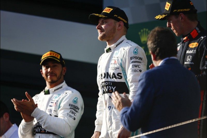 Lewis Hamilton, Valtteri Bottas, Max Verstappen