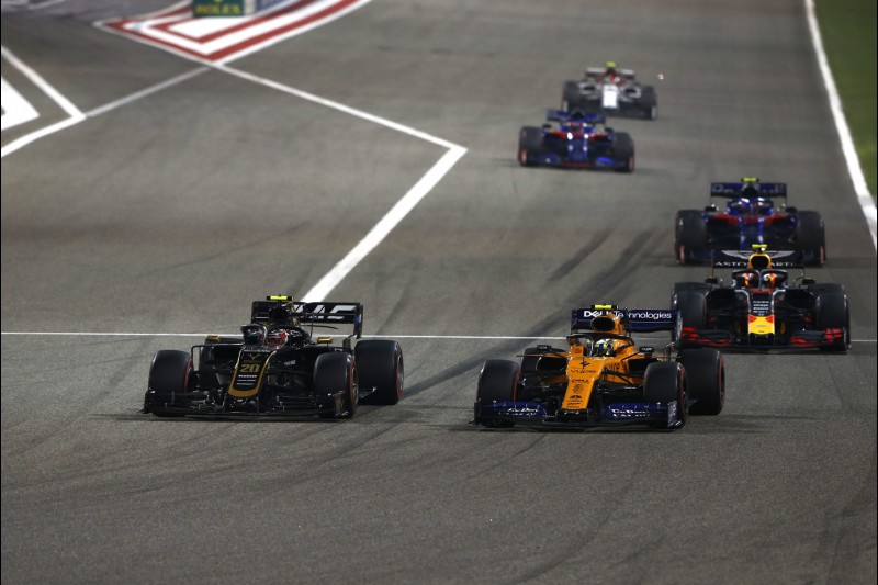 Kevin Magnussen, Lando Norris, Pierre Gasly, Alexander Albon