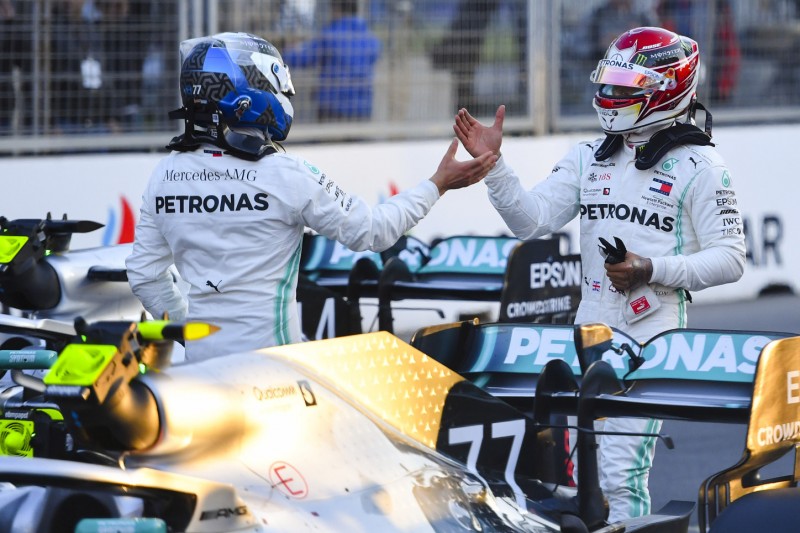 Valtteri Bottas, Lewis Hamilton