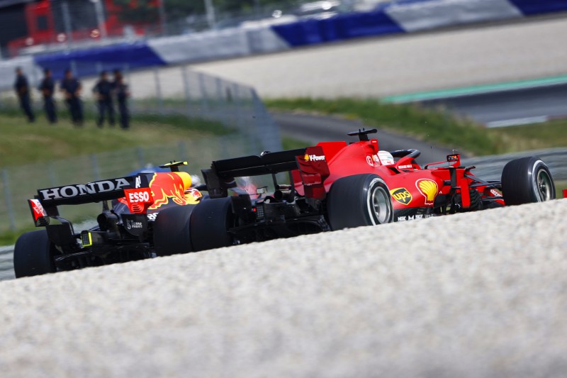 Sergio Perez Charles Leclerc Ferrari Ferrari F1Red Bull Red Bull F1 ~Sergio Perez (Red Bull) und Charles Leclerc (Ferrari) ~