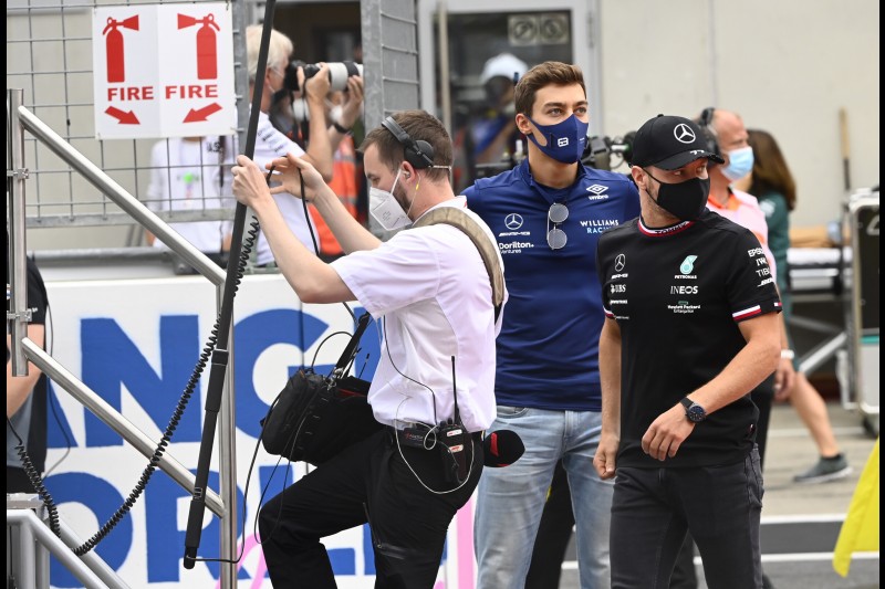 George Russell Valtteri Bottas Williams Williams F1 ~George Russell (Williams) und Valtteri Bottas (Mercedes) ~