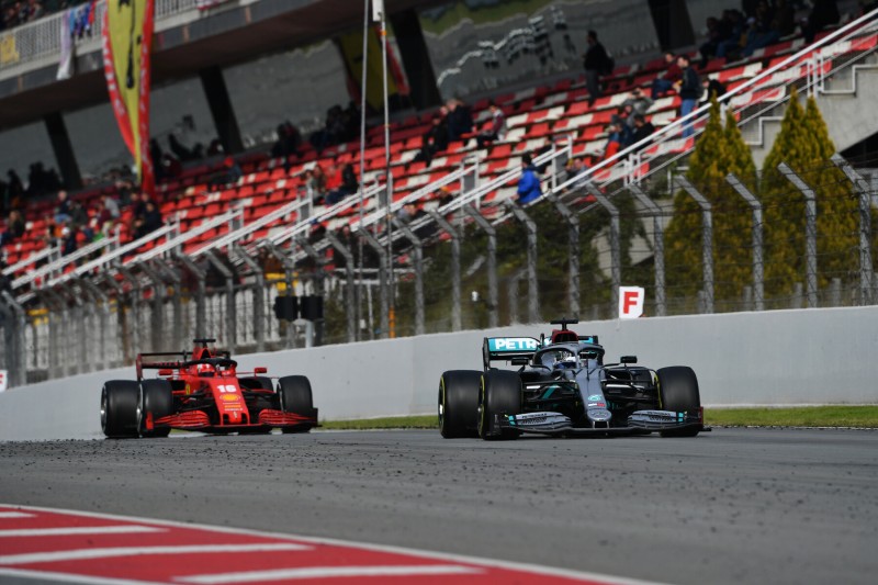 Valtteri Bottas Charles Leclerc Ferrari Scuderia Ferrari Mission Winnow F1 ~Valtteri Bottas (Mercedes) und Charles Leclerc (Ferrari) ~