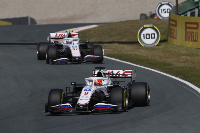 Nikita Masepin Mick Schumacher Haas Haas F1 ~Nikita Masepin (Haas) und Mick Schumacher (Haas) ~