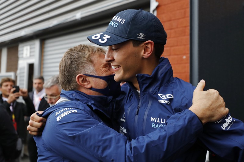 George Russell Jost Capito Williams Williams F1 ~George Russell (Williams) und Jost Capito ~