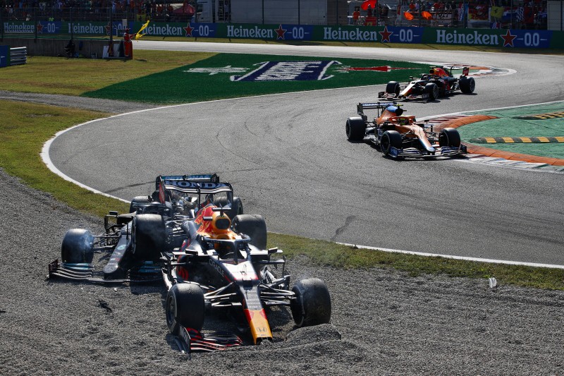 Lando Norris Sergio Perez Max Verstappen Lewis Hamilton McLaren McLaren F1Red Bull Red Bull F1Mercedes Mercedes F1 ~Lando Norris (McLaren), Sergio Perez (Red Bull), Max Verstappen (Red Bull) und Lewis Hamilton (Mercedes) ~