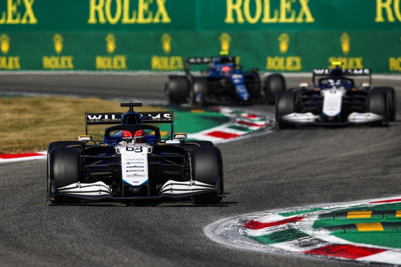 George Russell Nicholas Latifi Williams Williams F1 ~George Russell (Williams) und Nicholas Latifi (Williams) ~