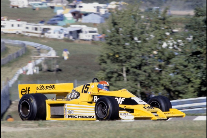 ~Jean-Pierre Jabouille (Renault) in Watkins Glen 1978~