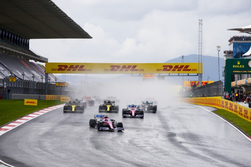 Lance Stroll Sergio Perez Daniel Ricciardo Esteban Ocon Lewis Hamilton Racing Point Racing Point F1Renault Renault F1Mercedes Mercedes F1 ~Lance Stroll (Racing Point), Sergio Perez (Racing Point), Daniel Ricciardo (Renault), Esteban Ocon (Renault) und Lewis Hamilton (Mercedes) ~