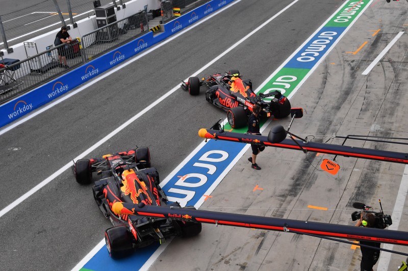 Max Verstappen Sergio Perez Red Bull Red Bull F1 ~Max Verstappen (Red Bull) und Sergio Perez (Red Bull) ~