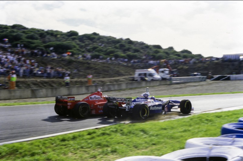 Michael Schumacher Jacques Villeneuve Ferrari Ferrari F1Williams Williams F1Renault Renault F1 ~Michael Schumacher und Jacques Villeneuve ~ 