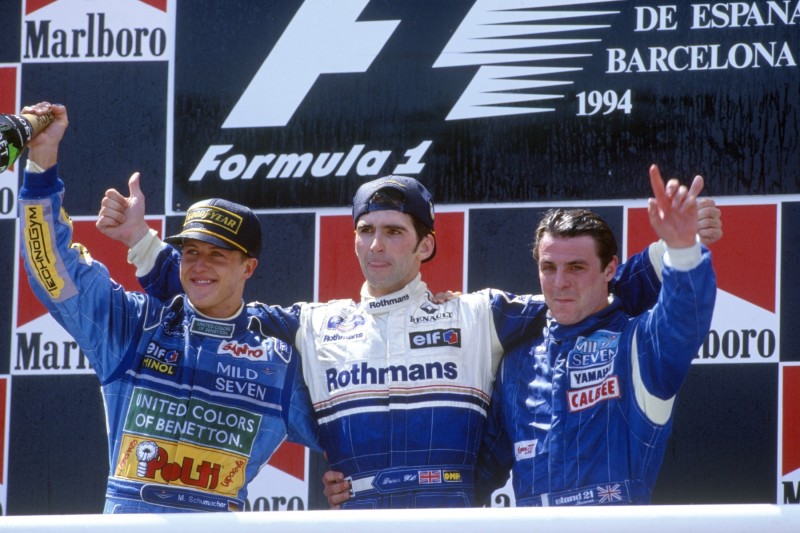 Damon Hill Michael Schumacher Williams Williams F1 ~Damon Hill und Michael Schumacher ~ 