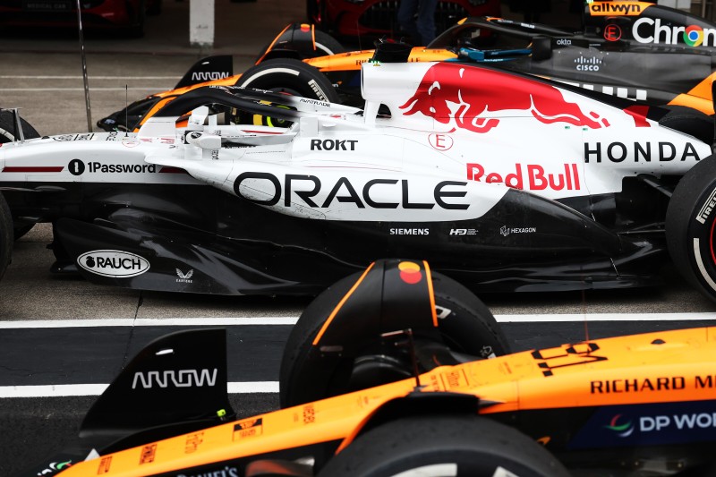 Oscar Piastri Max Verstappen Lando Norris McLaren McLaren F1Red Bull Red Bull F1 ~Oscar Piastri (McLaren), Max Verstappen (Red Bull) und Lando Norris (McLaren) ~ 