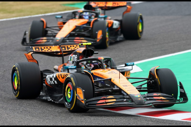Lando Norris Oscar Piastri McLaren McLaren F1 ~Lando Norris (McLaren) und Oscar Piastri (McLaren) ~ 