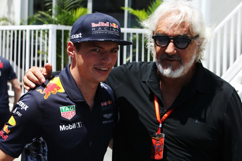 Max Verstappen Flavio Briatore ~Max Verstappen (Red Bull) und Flavio Briatore ~