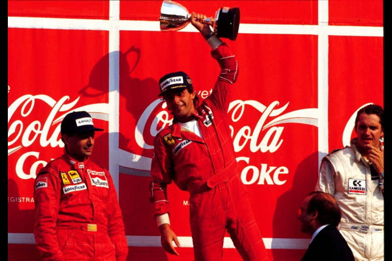 Gerhard Berger Eddie Cheever Ferrari Scuderia Ferrari F1 ~Gerhard Berger und Eddie Cheever ~