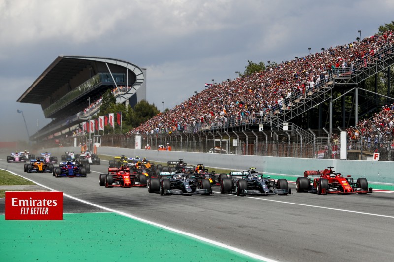 Lewis Hamilton Valtteri Bottas Sebastian Vettel Ferrari Ferrari F1Mercedes Mercedes F1 ~Lewis Hamilton (Mercedes), Valtteri Bottas (Mercedes) und Sebastian Vettel (Ferrari) ~