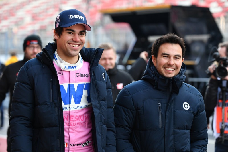 Lance Stroll Sergio Perez ~Lance Stroll (Racing Point) und Sergio Perez (Racing Point) ~