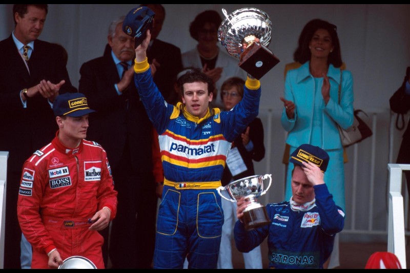David Coulthard Olivier Panis Red Bull Aston Martin Red Bull Racing F1 ~David Coulthard und Olivier Panis ~
