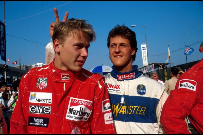 Michael Schumacher Mika Häkkinen ~Michael Schumacher und Mika Häkkinen ~