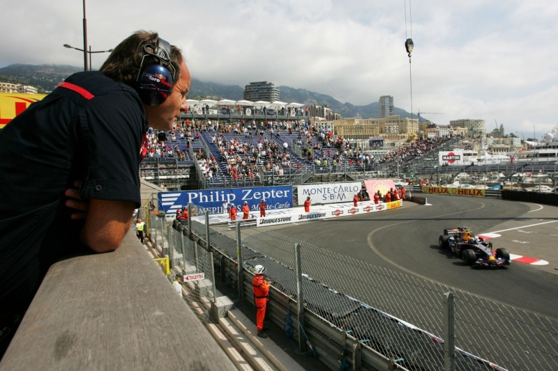 Gerhard Berger Mark Webber Toro Rosso Red Bull Toro Rosso Honda F1Red Bull Red Bull F1 ~Gerhard Berger und Mark Webber ~