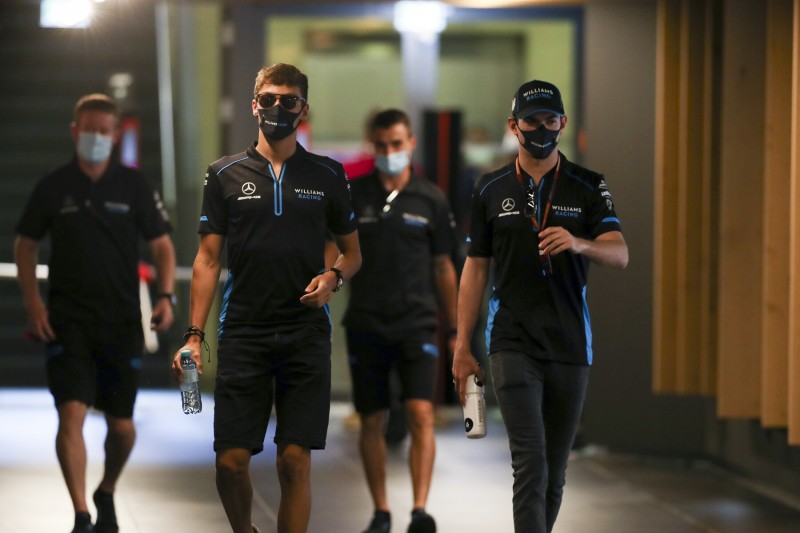 George Russell Nicholas Latifi Williams Williams F1 ~George Russell (Williams) und Nicholas Latifi (Williams) ~ 