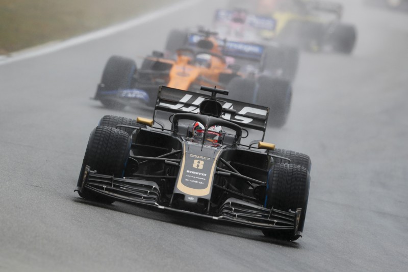 Romain Grosjean Carlos Sainz McLaren McLaren F1 Team F1 ~Romain Grosjean (Haas) und Carlos Sainz (McLaren) ~