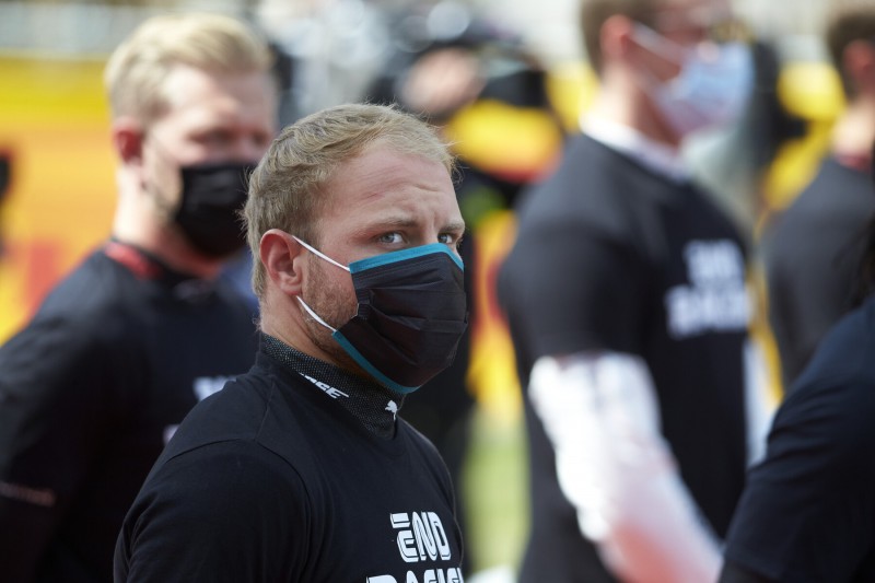 Valtteri Bottas Kevin Magnussen Daniil Kwjat Haas Haas F1AlphaTauri AlphaTauri F1 ~Valtteri Bottas (Mercedes), Kevin Magnussen (Haas) und Daniil Kwjat (AlphaTauri) ~