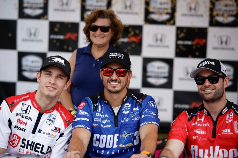 Christian Lundgaard, Graham Rahal, Jack Harvey