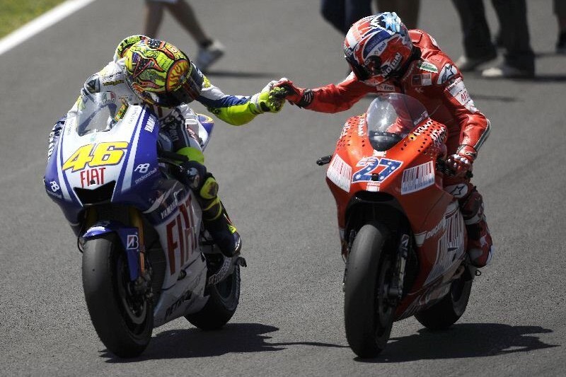 Valentino Rossi, Casey Stoner