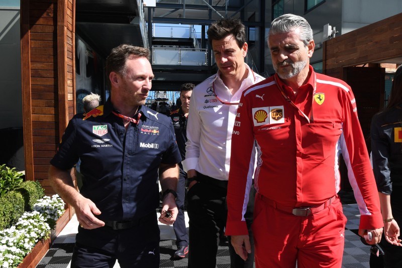 Christian Horner, Toto Wolff, Maurizio Arrivabene