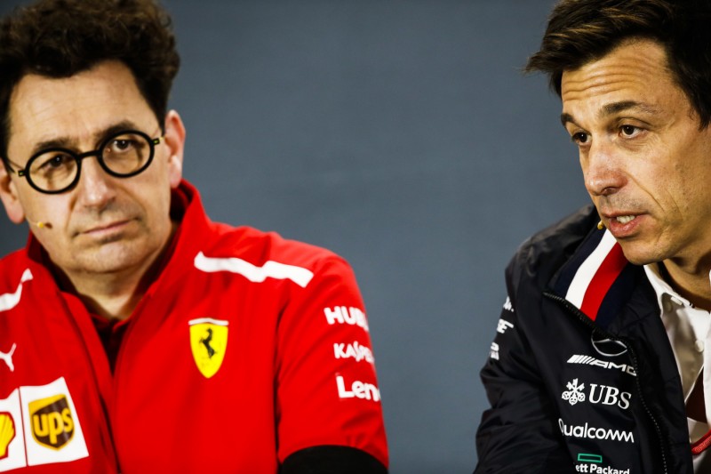 Mattia Binotto und Toto Wolff