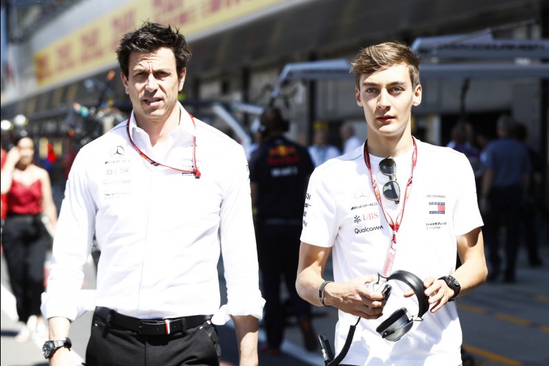 Toto Wolff, George Russell