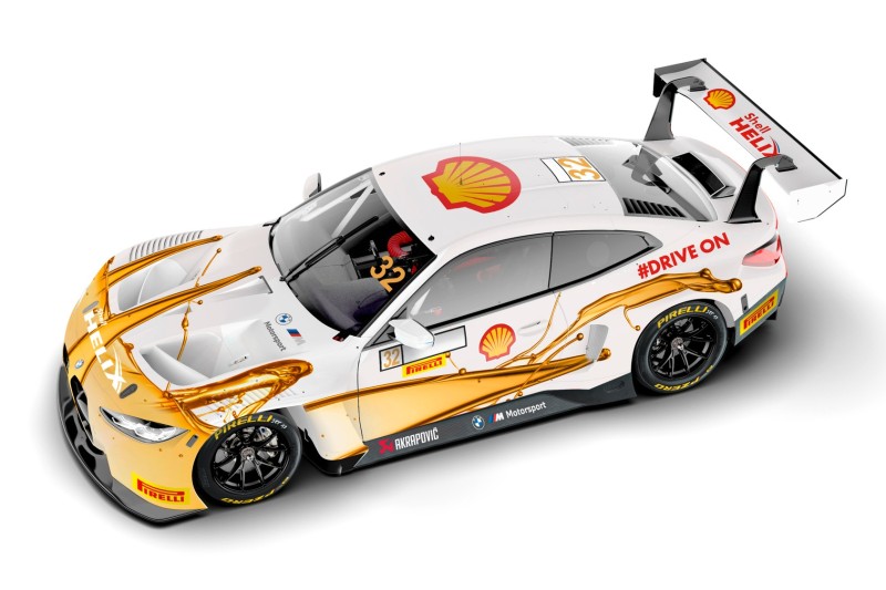 Der WRT-BMW von Sheldon van der Linde für den FIA-GT-Weltcup in Macau