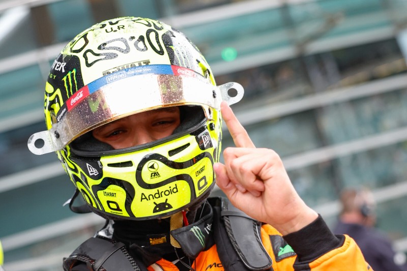 Die 1 steht: Lando Norris auf Pole für den Sprint in Schanghai