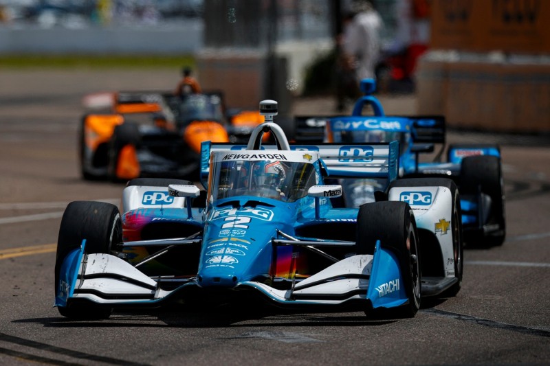 Newgarden nutzte Push-to-Pass bei Restarts, um Plätze gutzumachen