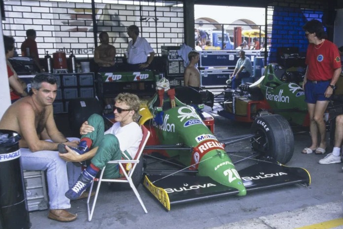 Johnny Herbert startete seine F1-Karriere 1989 mit Benetton und Flavio Briatore